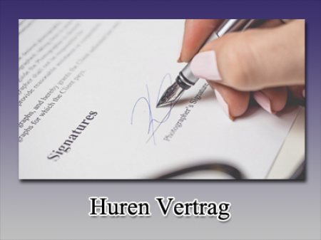 Huren - Vertrag