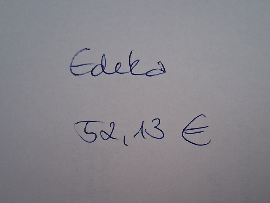 Mein Einkauf - 52,13 €