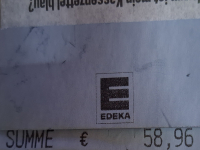 Mein Einkauf - 58,96 €