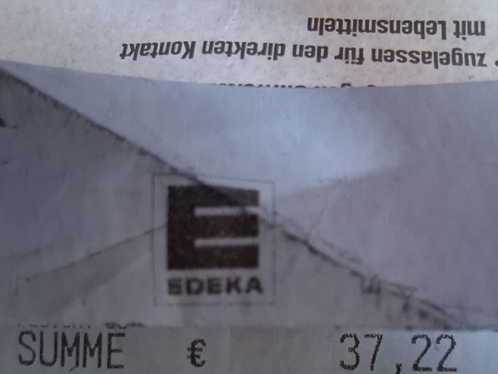 Mein Einkauf - 37,22 €