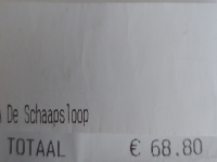 Tankrechnung - 68,80 €