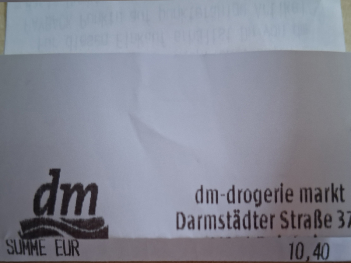 Mein Einkauf - 10,40 €