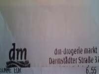 Mein Einkauf - 6,55 €
