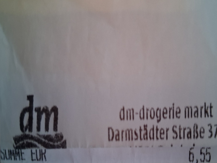 Mein Einkauf - 6,55 €