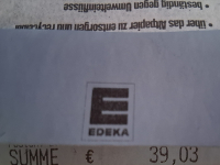 Einkauf - 39,03 €