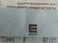 Mein Einkauf - 43,65 €
