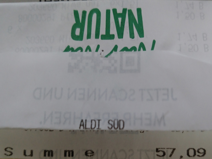 Mein Einkauf - 57,09 €