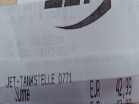 Tankrechnung - 42,99 €