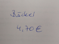 Mein Einkauf - 4,70 €